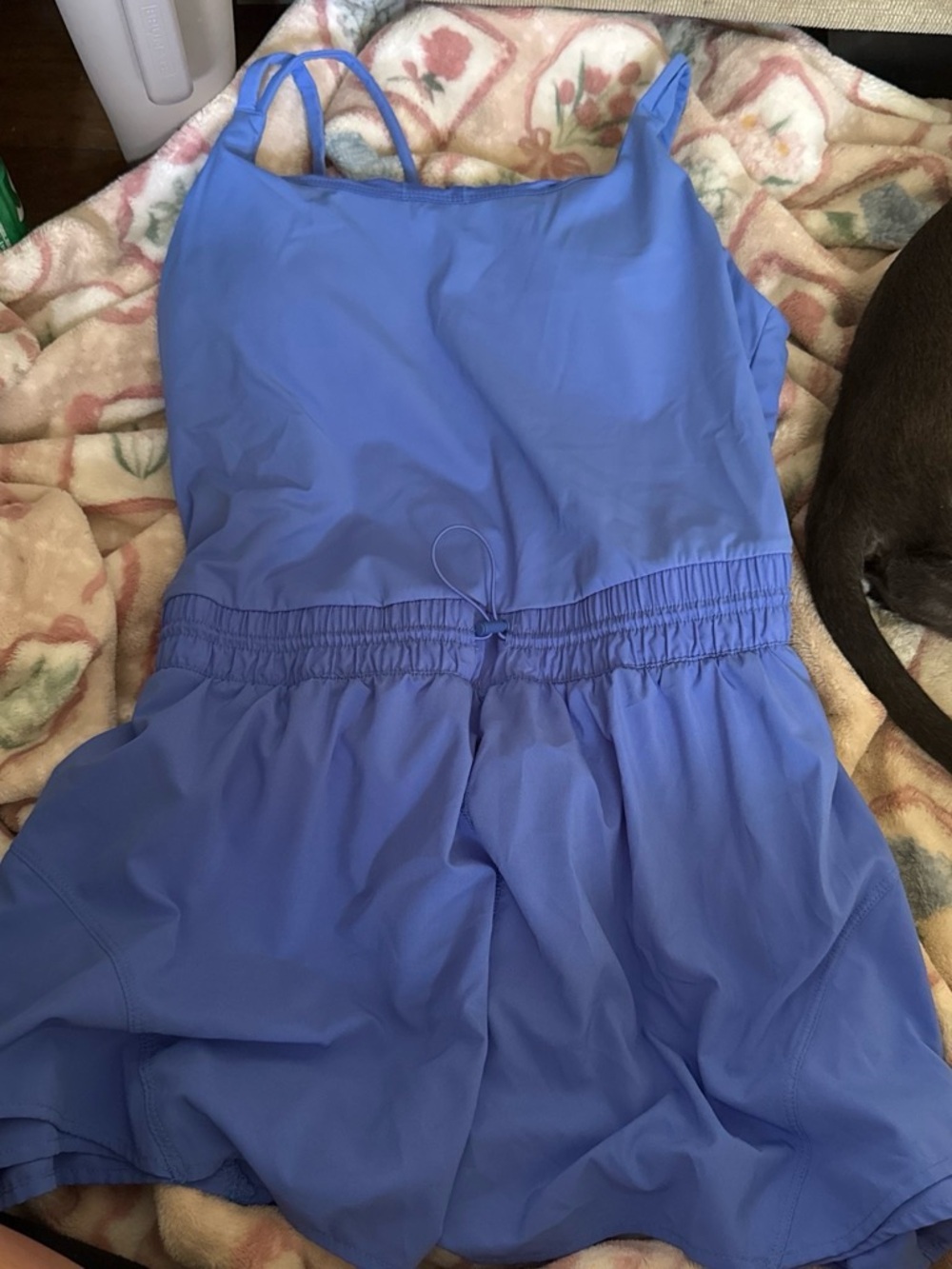 Avia Periwinkle Blue women’s ' Elastic-Waist Romper